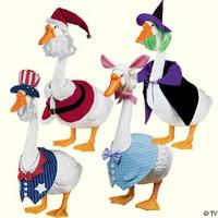 I've always wanted a goose dressed as Uncle Sam; I'm patriotic that way.