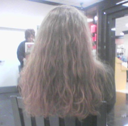 So THAT'S what the back of my hair looked like...